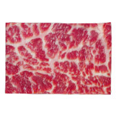 Marbellbeef Steak Texture Closeup Kissenbezug (Rückseite)