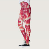 Marbellbeef Steak Texture Closeup Leggings (Links)