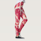 Marbellbeef Steak Texture Closeup Leggings (Rechts)