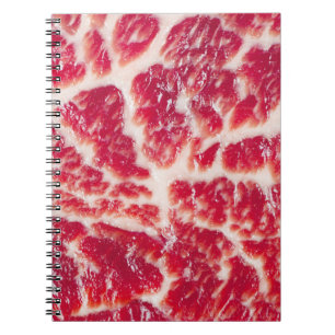 Marbellbeef Steak Texture Closeup Notizblock