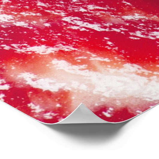 Marbellbeef Steak Texture Closeup Poster (Ecke)