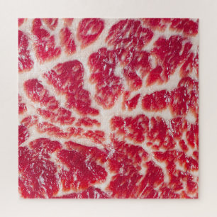 Marbellbeef Steak Texture Closeup Puzzle