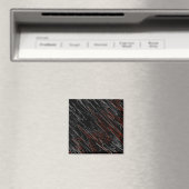 Marbile Black Red Magnet (In Situ (Geschirrspüler))