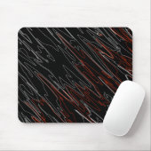 Marbile Black Red Mousepad (Mit Mouse)
