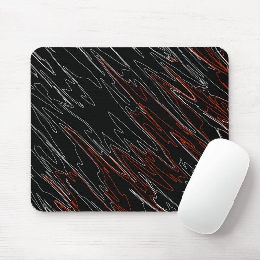 Marbile Black Red Mousepad (Mit Mouse)