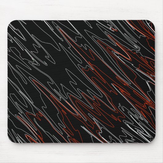 Marbile Black Red Mousepad (Vorne)