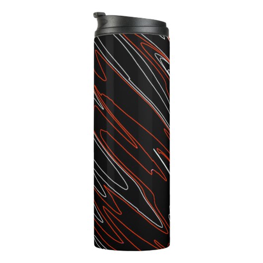 Marbile Black Red Thermosbecher (Nach rechts gedreht)