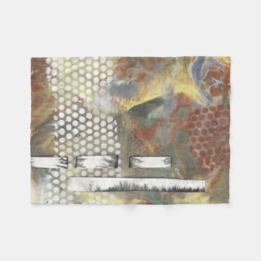 Marbile Pixel II Fleecedecke (Vorderseite (Horizontal))