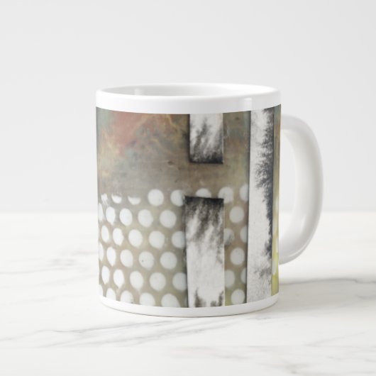 Marbile Pixel II Jumbo-Tasse (Vorderseite Rechts)