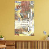 Marbile Pixel II Leinwanddruck (Insitu (Wohnzimmer))