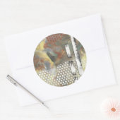 Marbile Pixel II Runder Aufkleber (Umschlag)