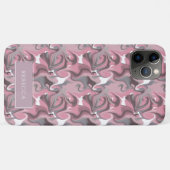 Marbile Trippy Retro Groovy Pink Personalisierter  Case-Mate iPhone Hülle (Rückseite (Horizontal))