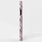 Marbile Trippy Retro Groovy Pink Personalisierter  Case-Mate iPhone Hülle (Hinten/Rechts)