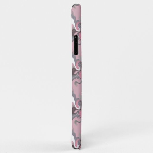 Marbile Trippy Retro Groovy Pink Personalisierter  Case-Mate iPhone Hülle (Hinten/Rechts)