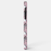 Marbile Trippy Retro Groovy Pink Personalisierter  Case-Mate iPhone Hülle (Hinten/Links)