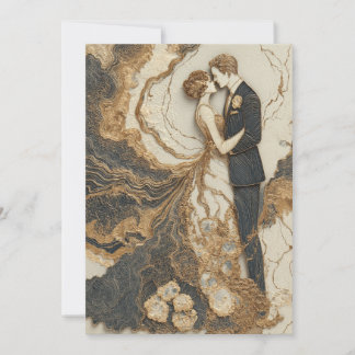 Marbile Vows | Chic Lines Einladung