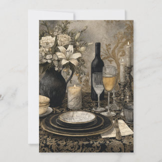 Marbile Vows | Elegante Erde Einladung