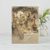 Marbile Vows | Stone Grace Einladung (Stehend Vorderseite)