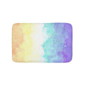 Marbile Wirbel Boho Abstrakt Genderfaun Pride Flag Badematte (Vorderseite)