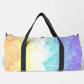 Marbile Wirbel Boho Abstrakt Genderfaun Pride Flag Duffle Bag (Vorderseite)
