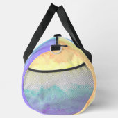 Marbile Wirbel Boho Abstrakt Genderfaun Pride Flag Duffle Bag (Rechts)