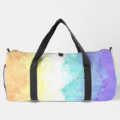 Marbile Wirbel Boho Abstrakt Genderfaun Pride Flag Duffle Bag (Rückseite)