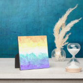 Marbile Wirbel Boho Abstrakt Genderfaun Pride Flag Fotoplatte (InSitu)
