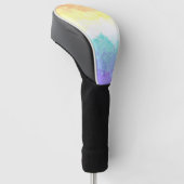Marbile Wirbel Boho Abstrakt Genderfaun Pride Flag Golf Headcover (angewinkelt)