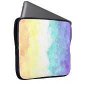 Marbile Wirbel Boho Abstrakt Genderfaun Pride Flag Laptopschutzhülle (Vorne Rechts)