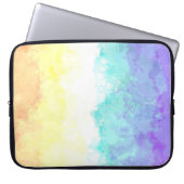 Marbile Wirbel Boho Abstrakt Genderfaun Pride Flag Laptopschutzhülle (Vorderseite)