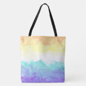 Marbile Wirbel Boho Abstrakt Genderfaun Pride Flag Tasche (Vorderseite)