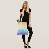 Marbile Wirbel Boho Abstrakt Genderfaun Pride Flag Tasche (Am Model)
