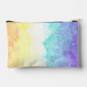Marbile Wirbel Boho Abstrakt Genderfaun Pride Flag Zubehörtasche (Rückseite)