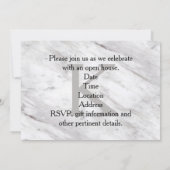 Marble 3 Foto School Abschluss Ankündigung (Rückseite)