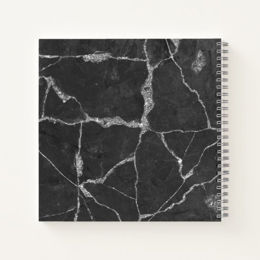 Marble 40. Geburtstag Party Gästebuch Notizblock (Rückseite)