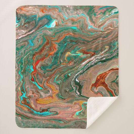 Marble abstract acrylic background. Marbling artwo Sherpadecke (Vorderseite)