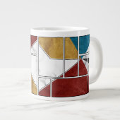 Marble Abstract mug design Jumbo-Tasse (Vorderseite Rechts)