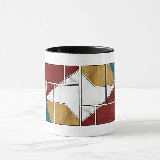 Marble Abstract mug design Tasse (Zentrum)