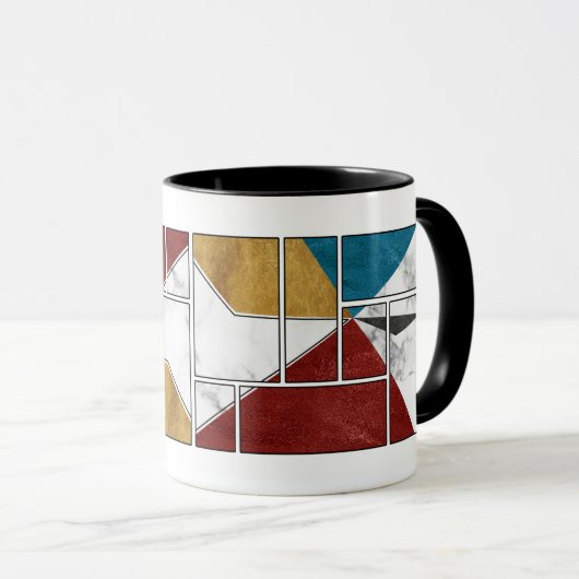 Marble Abstract mug design Tasse (VorderseiteRechts)