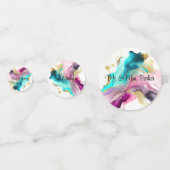 Marble Abstrakt Confetti Konfetti (Vorderseiten)