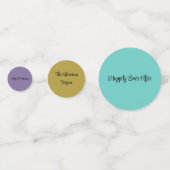 Marble Abstrakt Confetti Konfetti (Rückseiten)