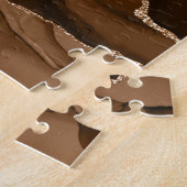 Marble Agate Brown Gold Bible Verse Romans 8 Puzzle (Seite)