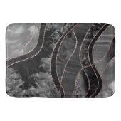 Marble Agate Gold Glam 12 Badematte (Vorderseite)