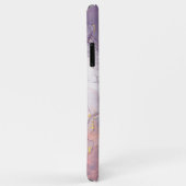 Marble Agate Lila und Gold Personalisiert Case-Mate iPhone Hülle (Hinten/Rechts)