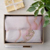 Marble Agate Modern Blue Pink Gold Collection Seidenpapier (Geschenk)