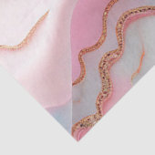 Marble Agate Modern Blue Pink Gold Collection Seidenpapier (Ausschnitt)