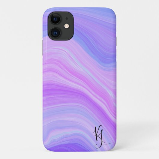 Marble Agate Personalisiert Phone Case (Rückseite)
