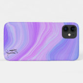Marble Agate Personalisiert Phone Case (Rückseite (Horizontal))