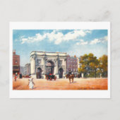Marble Arch London Vintage Postkarte (Vorderseite)