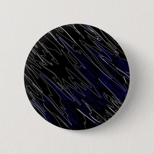 Marble Black Blue Button (Vorderseite)